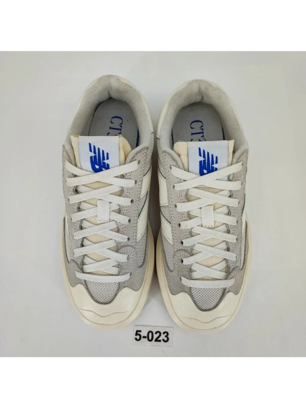 New Balance CT302 Men's Size 5 Sneakers Suede White Platform Shoes CT302RB